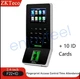 ZKTeco F22 Time Clock Biometric Clock Fingerprint Employees Attendance Machine