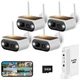 CAMCAMP Solar Powered 10CH Home Security Camera System Night Vision 64GB Storage