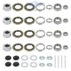 Boat Trailer Hub Wheel Bearing Kit 25580 14125A For 5200-7000 lb. Axles (4 Sets)