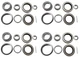 (Set of 4) WESTERNPRIME Trailer Hub Wheel Bearing Kit 25580 LM67048 with