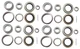 (Set of 4) WESTERNPRIME Trailer Hub Wheel Bearing Kit 25580 15123 with Grease