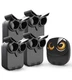HTZSAFE Wireless Driveway Alarm 1/2 Mile Range Motion Sensor 4 Sensor Kit