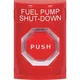 Safety Technology International Ss2002ps-En Fuel Pump Shutdown Push Button, Red