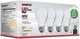 4pk Satco S9596 9W LED Bulb (60W) 9A19/LED/2700K/120V Energy Saver 10,000 Hours!
