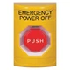 Safety Technology International Emergency Power Off Push Button,Yellow