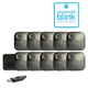 Blink Outdoor 4 Smart WiFi 10 Camera Home Security System with USB and Yard Sign