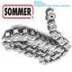 Sommer Y80036 Replacement Roller Chain 236 Nickel Plated Links For 8ft EVO+ PRO+