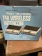 Vintage Realistic Plug'n Talk 2 Station FM Wireless Intercom 43-212A Open Box