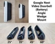 Google Nest Video Doorbell Battery Wedge Angle Mount Bracket Holder 3D Printed