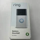 Ring B0BZWRSRWV Battery Doorbell w HD Video - New