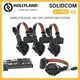 US Hollyland Solidcom C1 Pro-4S Full-Duplex ENC Wireless Intercom Headset System