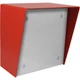 VIK VE-5X5-PNL-RD RED SURFACE MOUNT BOX W/ PANEL 5x5