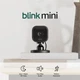 Blink Mini - Compact indoor plug-in smart security camera, 1080p HD Black