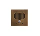 I2000DG IntraSonic Outdoor Intercom Door Station &ndash; Antique Gold &ndash; Lighted Button